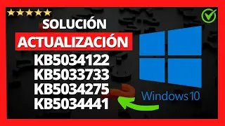 ✅🥇 Solución: Actualización KB5034441/KB5033733/KB5034122/KB5034275 no se instala en Windows 10 🔴2024