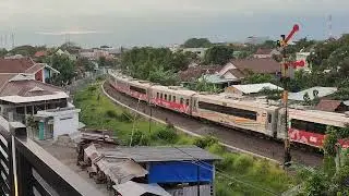 perlintasan kereta api bago view dari cafe 3 lantai