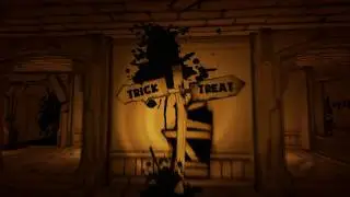 THE NEIGHBOR CHASING HENRY - Bendy and the Ink Machine Halloween Update