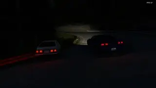 Initial D Unity Replay Showcase: Belgian Problem vs Rend4 (Tsuchisaka)