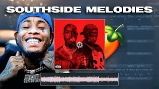 How To Make HARD Melodies Like Southside (Doe Boy, 808 Mafia) | FL Studio 20 Tutorial