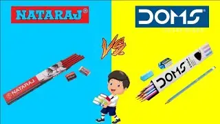 Natraj Vs Doms Pancil Full Comparison || In Hindi || Which is the Best?