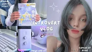 Vlog | 💝 FIFINE Ampligame AM8 Dynamic Mic Unboxing🎙️ Bandai Namco Store, Jirachi Figure, Gaming Day💤