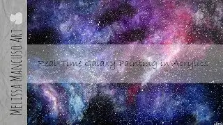 Paint with Me! Real-Time Galaxy Painting in Acrylics