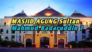 Suasana Masjid agung sultan Mahmud Badaruddin palembang