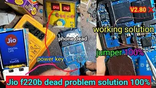jio f220b dead solution dc supply | jio f220b dead jumper solution