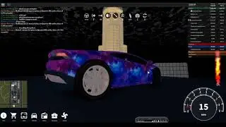 GETTING ONTOP OF THE AMAZE BANK WITH A CAR (patched) | Roblox Vehicle Simulator