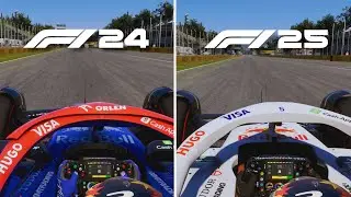 F1 24 vs F1 25 - ENGINE SOUND COMPARAISON