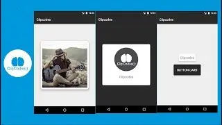 Using CardView Android Tutorials Image Card and Button Card