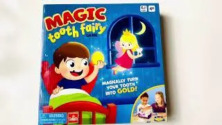 Magic Tooth Fairy Game -Teeth Gold Coins - Preschool Board Games Toothfairy