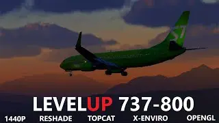 X-Plane 11 | LevelUP 737-800NG | EU OPS | Innsbruck - Salzburg 1440pHD