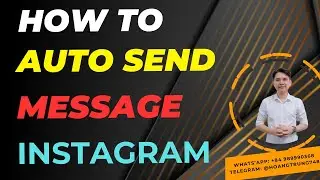 How To Set Auto Send Message Instagram | Automated Send Dms On Ig