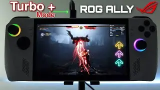 ASUS ROG ALLY 1080p MAX Settings Turbo Mode Battery / Turbo+ AC Mode MK11