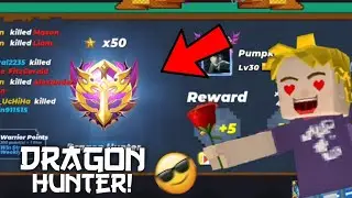 I Reach Dragon Hunter In BedWars!! - Blockman Go