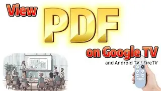PDF viewer app for Android TV & Google TV, PDF reader for smart TV
