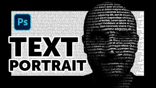 Come creare un FANTASTICO effetto TEXT PORTRAIT | Photoshop Tutorial Rapido [ITA]