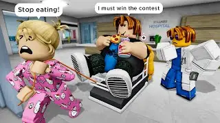 A DIET DAY 2: THE PIZZA EATING CONTEST 🍕 Roblox Brookhaven 🏡 RP - Funny Moments