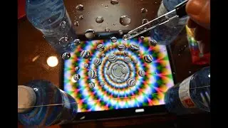 Refraction Photography Using Water Droplets