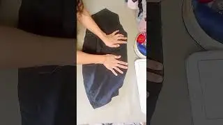 DIY 62. Croptop Sexy Back and Plated Skirt #diyideas #fashion #youtubeshort #diy  #recycleclothes