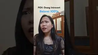 Introvert pasti paham 🤝 #introvert #introvertmemes #funny #youtubeshorts #viralvideo #danianatalia