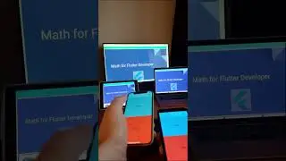 iPhone for presentations on Flutter 2. Slogan for Flutter