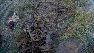 Коп металлолома на перепаханной деревне.Часть 2.