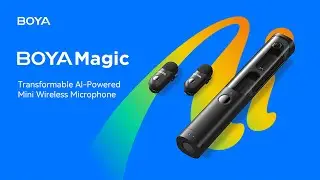 BOYA Magic｜Transformable AI-Powered Mini Wireless Microphone