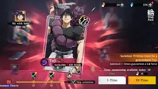 JUJUSTU SORCERER : DAILY GACHA DI DAY 2 BANNER TOJI #jjk #sendyorion #jujutsukaisen #jujutsusorcerer