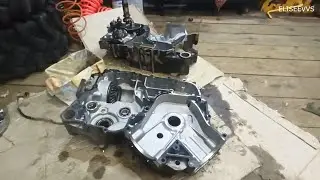 разборка двигателя 2v91w CF moto X8