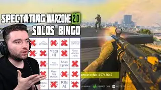 STUPID - Warzone 2 Solos Spectating Bingo