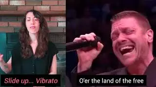 Vocal coach reacts and analyses Brent Smith's (Shinedown) nuances in The Star Spangled Banner.