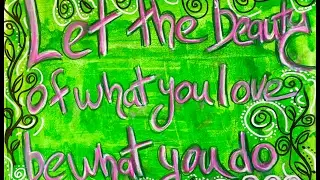 Art Journaling- Part 2