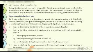 Importance of business plan