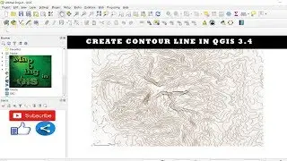 Create contour line in QGIS 3.4 - Mapping in GIS