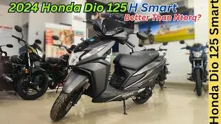 New Honda Dio 125 H-Smart 2024 Full Detailed Review ♥️ Price & Features Better Than Ntorq 125?