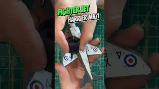 Harrier MK.1 Air Force assembly and Paint #scalemodelbuilding #scalemodel #fighterjet #aircraft
