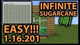 #minecraft #Easy and Simple Sugercane farm make new series of minecraft farms