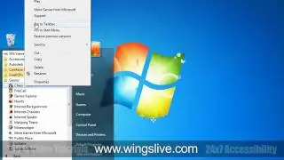 Windows 7 Task bar | Windows 7 Desktop  | Windows 7 Video Training From Wingslive.com