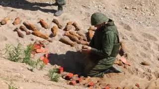 Разминирование снарядов в Чаусском районе - 1
