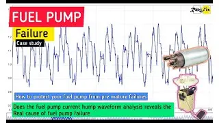 fuel pump anatomy | does the current hump waveform analysis reveals the truth of its failure?