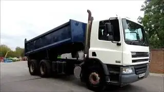 DAF CF 75 TIPPER TRUCK WALKROUND VIDEO TOUR
