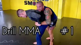 MMA drill #1 - leg defense, bypass, stand up, takedown.