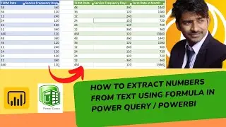 How to Extract Numbers from Text using formula in  power Query | PowerBI | HARRYVIRAL