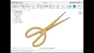 How to make Product Design Using fusion 360 | Scissors