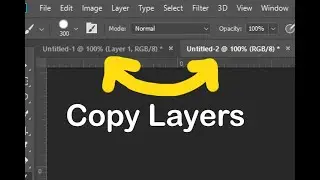 Adobe Photoshop | Copy Layers From a Document to Another
