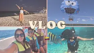 FIZEMOS MAIS PASSEIO NO TERCEIRO DIA | PARASAIL E MERGULHO COM OS PEIXES | Evellin Tupperware