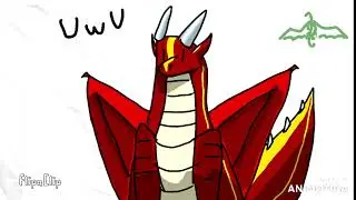 Dancing dragon animation loop