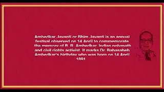 Happy Ambedkar Jayanti 2021