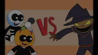 Skid and pump vs zardy  (Friday night funkin animation)
