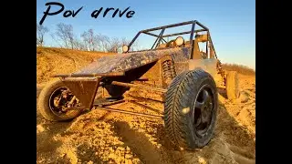 Buggy csapatás homokon Pov drive